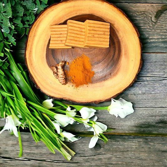 Bright Tumeric Lemon Soap and kojic